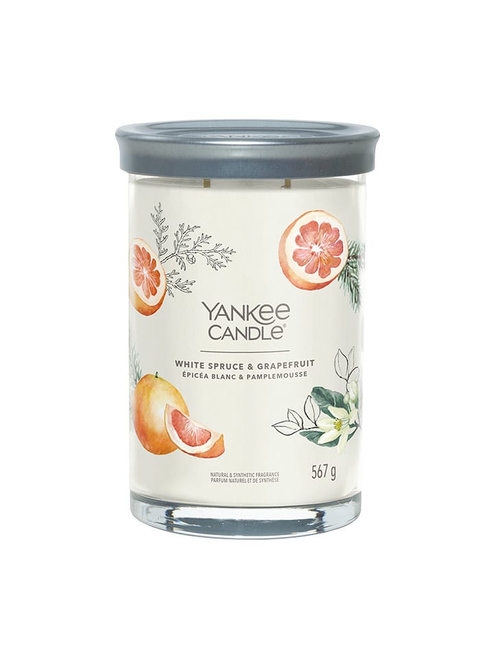 Yankee Candle Świeca zapachowa "White Spruce & Grapefruit" - 567 g rozmiar: onesize