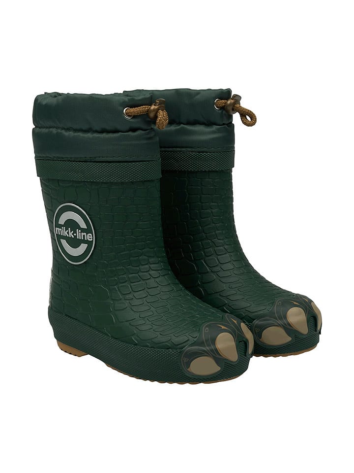 mikk-line Kalosze w kolorze ciemnozielonym rozmiar: 24