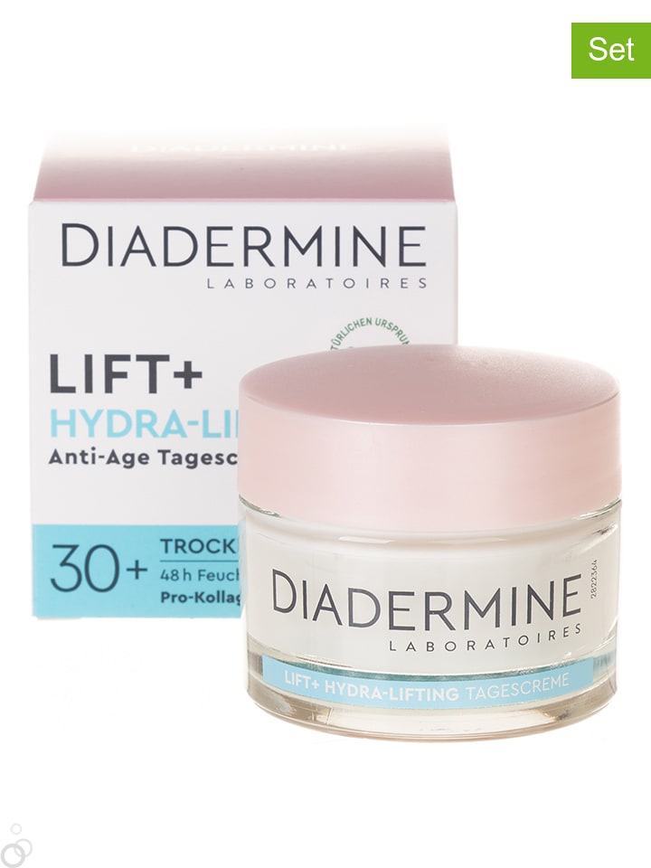 DIADERMINE Kremy na dzień (3 szt.) "Lift+Hydra-Lifting" - po 50 ml rozmiar: onesize