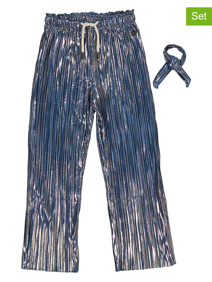 Like Flo 2-częściowy zestaw "Fenna Flo" w kolorze granatowo-srebrnym rozmiar: 134