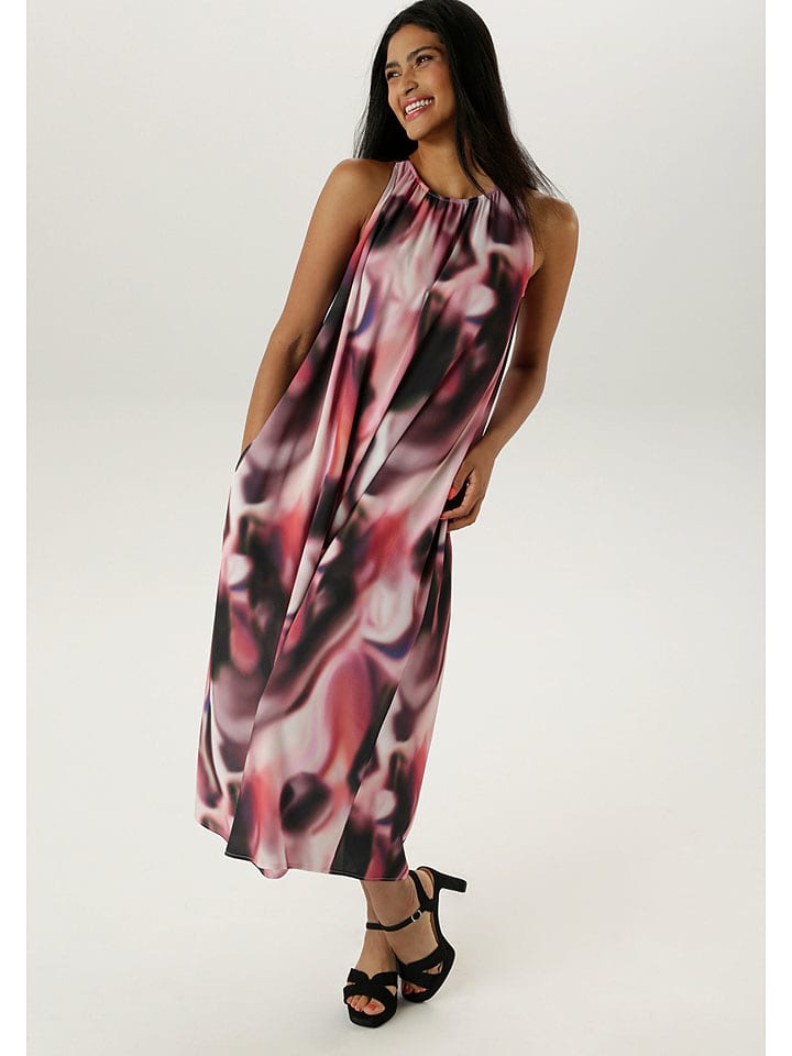 Aniston Sukienka w kolorze jasnoróżowo-czarnym rozmiar: 44