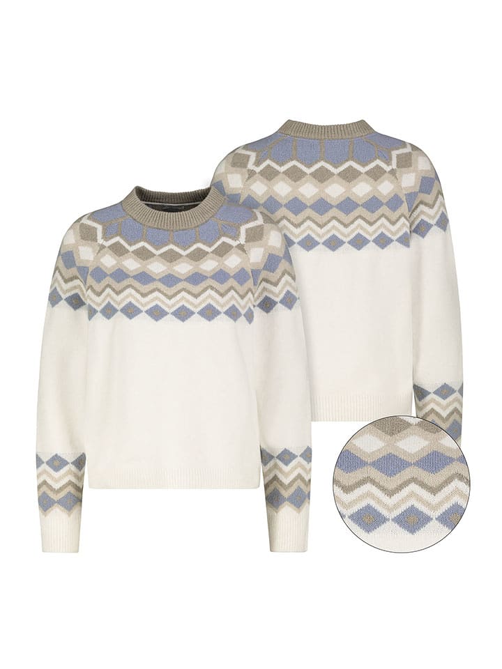 Eight2Nine Sweter w kolorze kremowo-błękitnym rozmiar: S