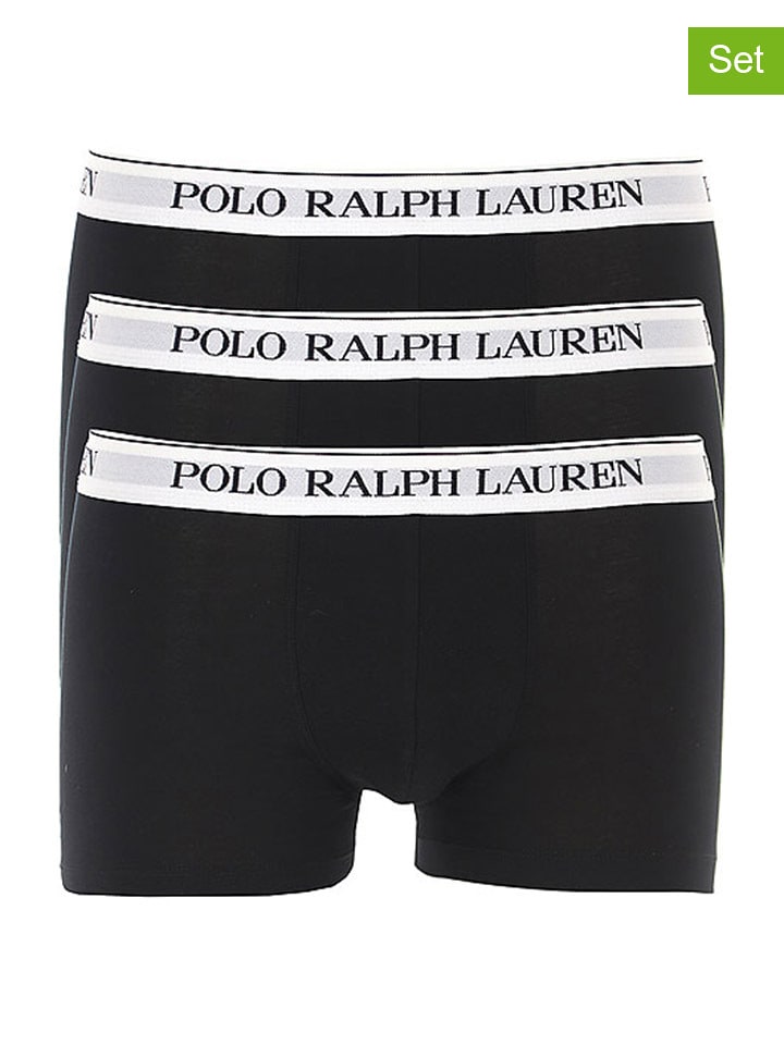 Ralph Lauren Underwear Bokserki (3 pary) w kolorze czarnym rozmiar: S