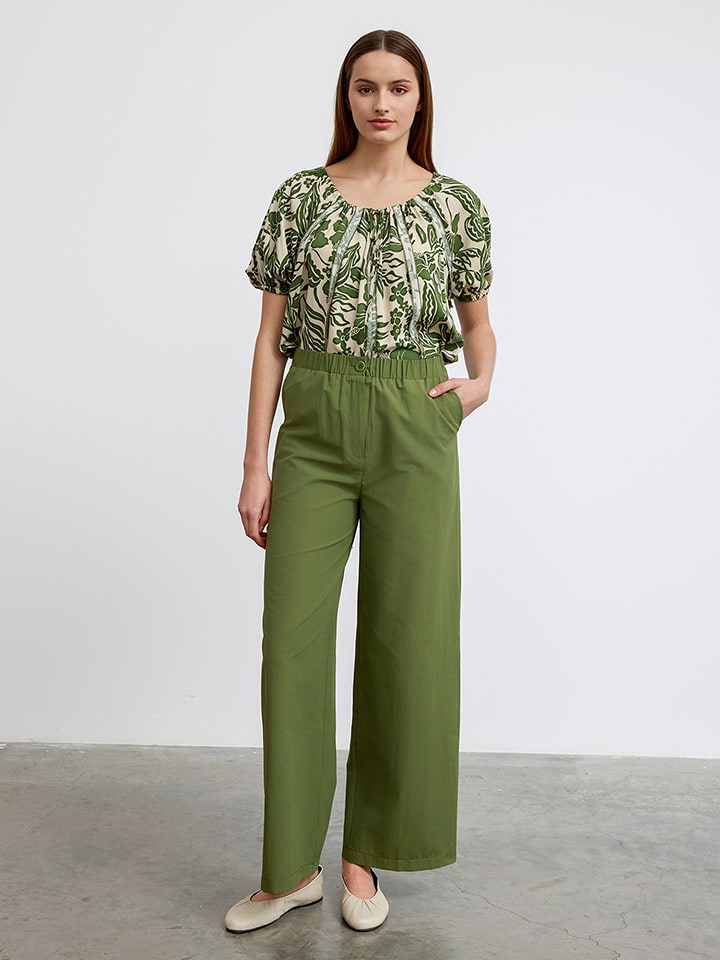 BGN Spodnie w kolorze zielonym rozmiar: 40