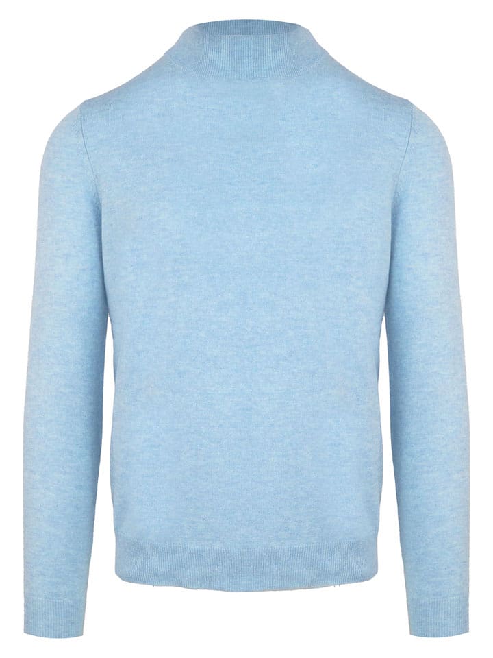 Malo Optimum Sweter "Lupetto" w kolorze błękitnym rozmiar: XL