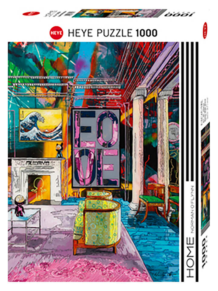 HEYE 1000-częściowe puzzle "Room With Wave" - 12+ rozmiar: onesize