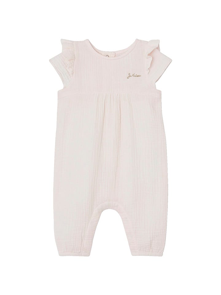 vertbaudet Kombinezon w kolorze kremowym rozmiar: 74