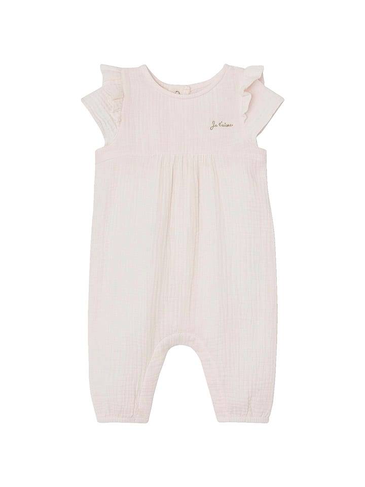 vertbaudet Kombinezon w kolorze kremowym rozmiar: 74