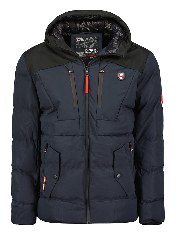 Canadian Peak Parka w kolorze granatowo-czarnym rozmiar: S