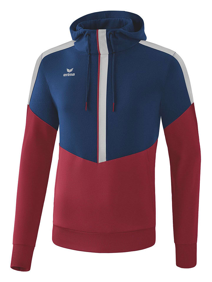 erima Bluza "Squad" w kolorze granatowo-czerwonym rozmiar: S