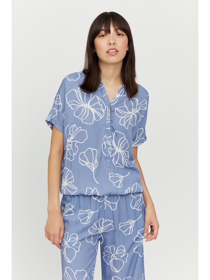 MAZINE Bluzka "Benoni" w kolorze błękitnym rozmiar: XS