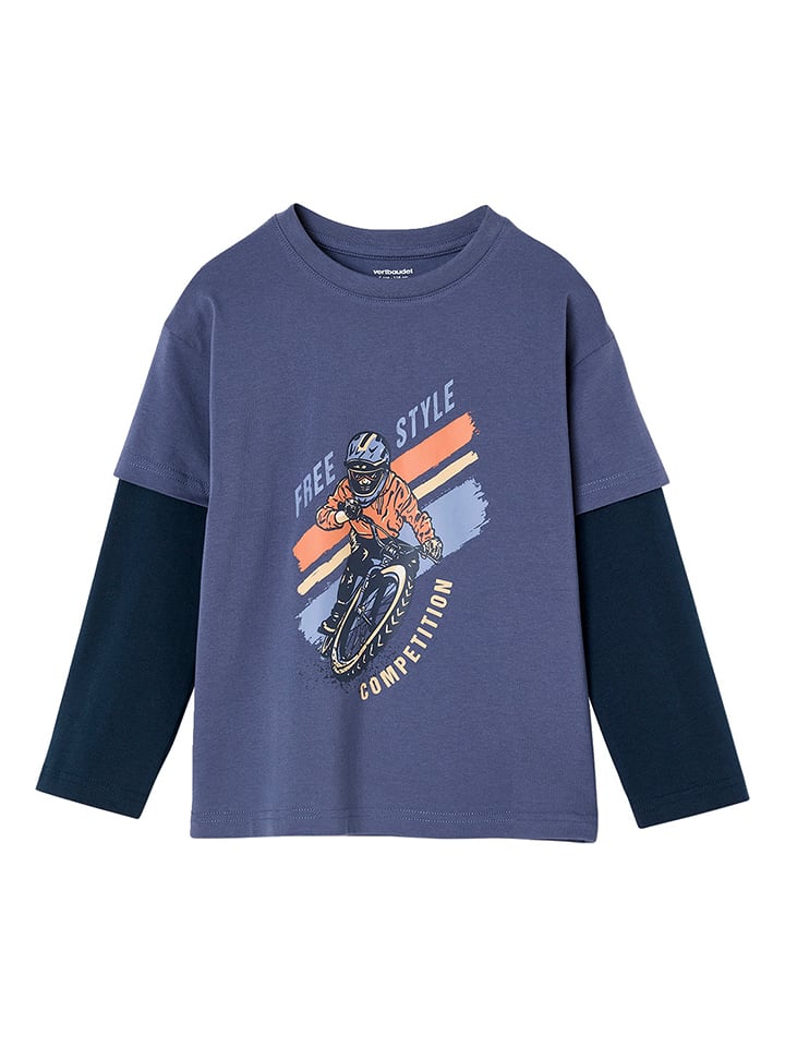 vertbaudet Koszulka w kolorze granatowym rozmiar: 128