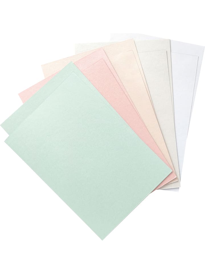 folia PAPER Zestaw "Pearlescent fold cards" w różnych kolorach do rękodzieła rozmiar: onesize