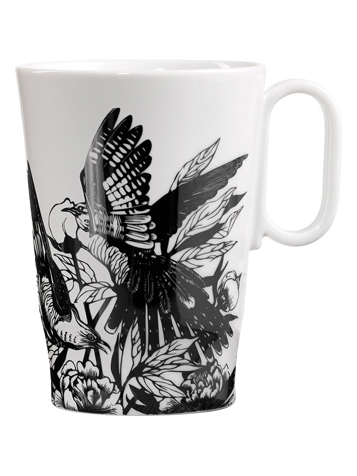 RITZENHOFF Kubek w kolorze biało-czarnym do kawy - 335 ml rozmiar: onesize