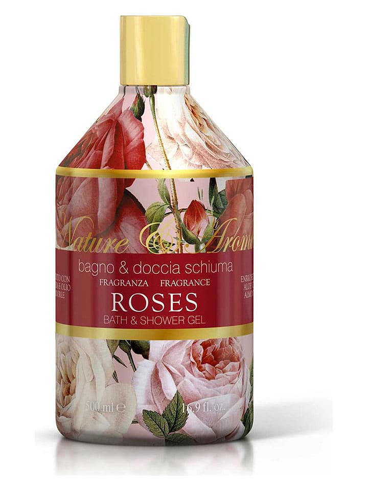 Rudy Żel pod prysznic "Nature & Arome - Roses" - 500 ml rozmiar: onesize