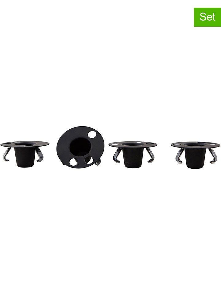 Design Letters Wkłady (4 szt.) w kolorze czarnym do świecznika rozmiar: onesize