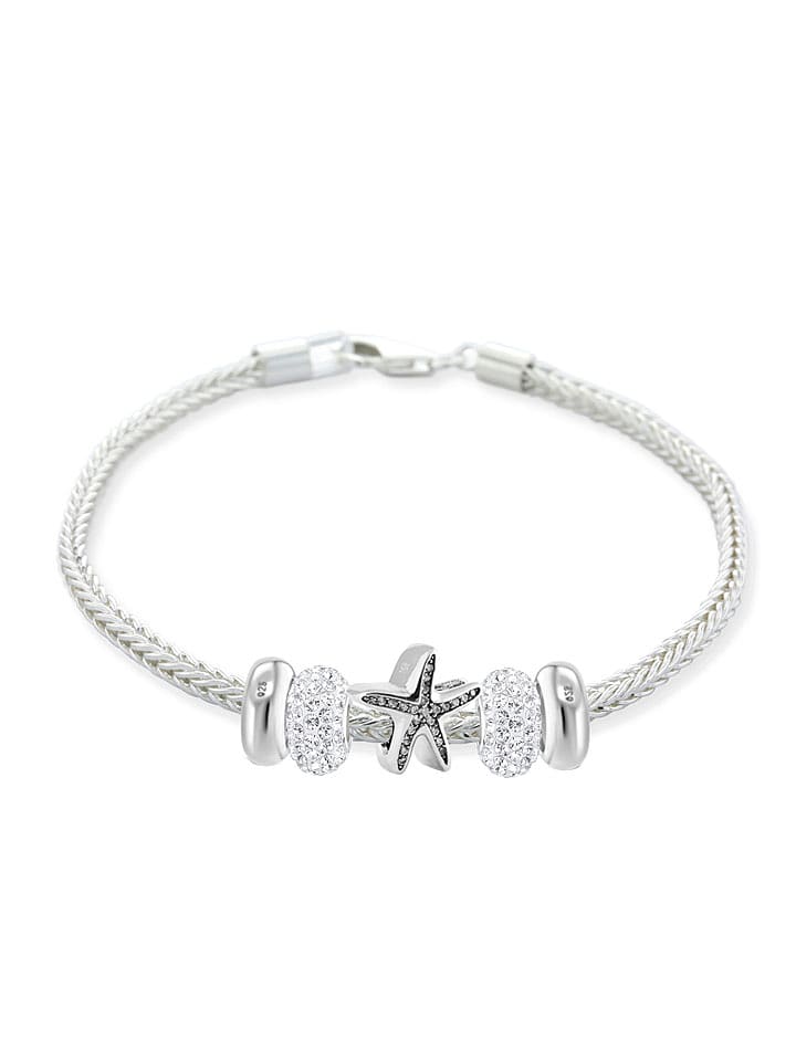 CHARM'S Srebrna bransoletka z charmsami rozmiar: onesize