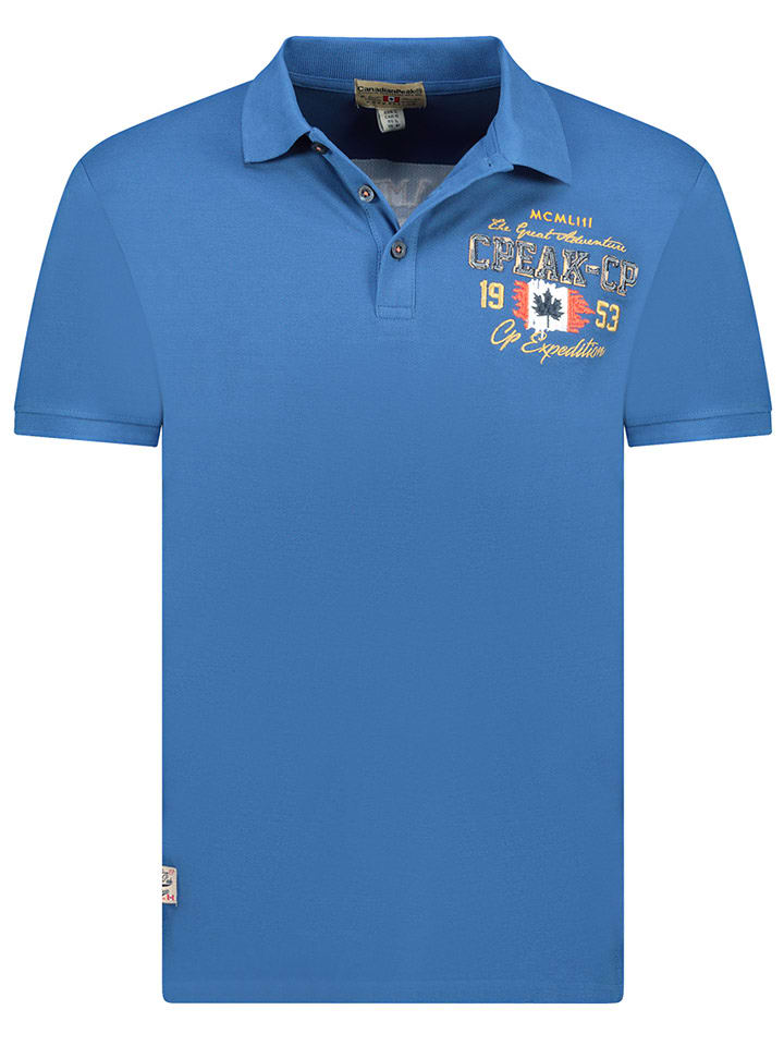 Canadian Peak Koszulka polo "Kapucineak" w kolorze niebieskim rozmiar: XXL