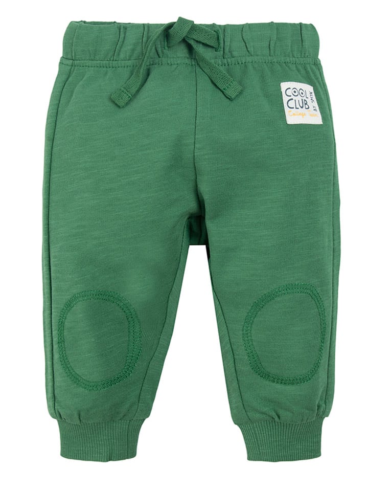 COOL CLUB Spodnie dresowe w kolorze zielonym rozmiar: 86