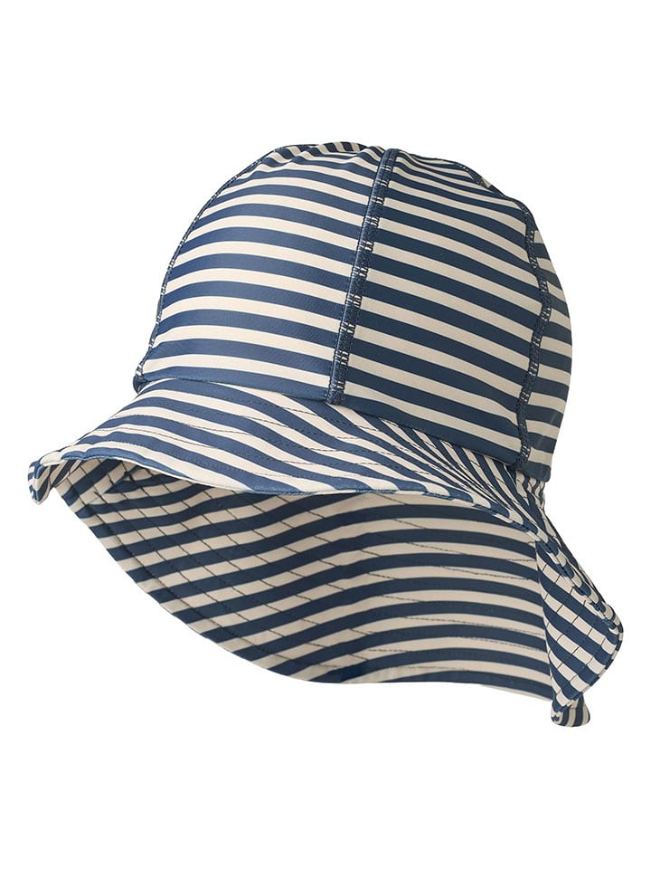 Wheat Kapelusz przeciwsłoneczny "Bora" w kolorze granatowo-kremowym rozmiar: 52-53cm