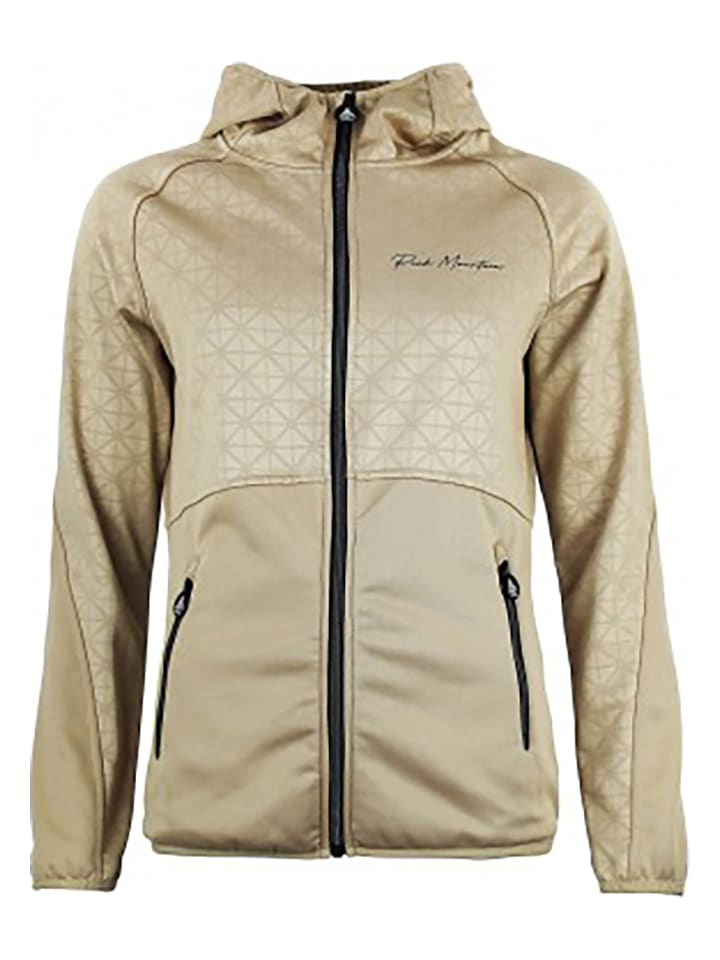 Peak Mountain Kurtka polarowa "Amon" w kolorze beżowym rozmiar: M