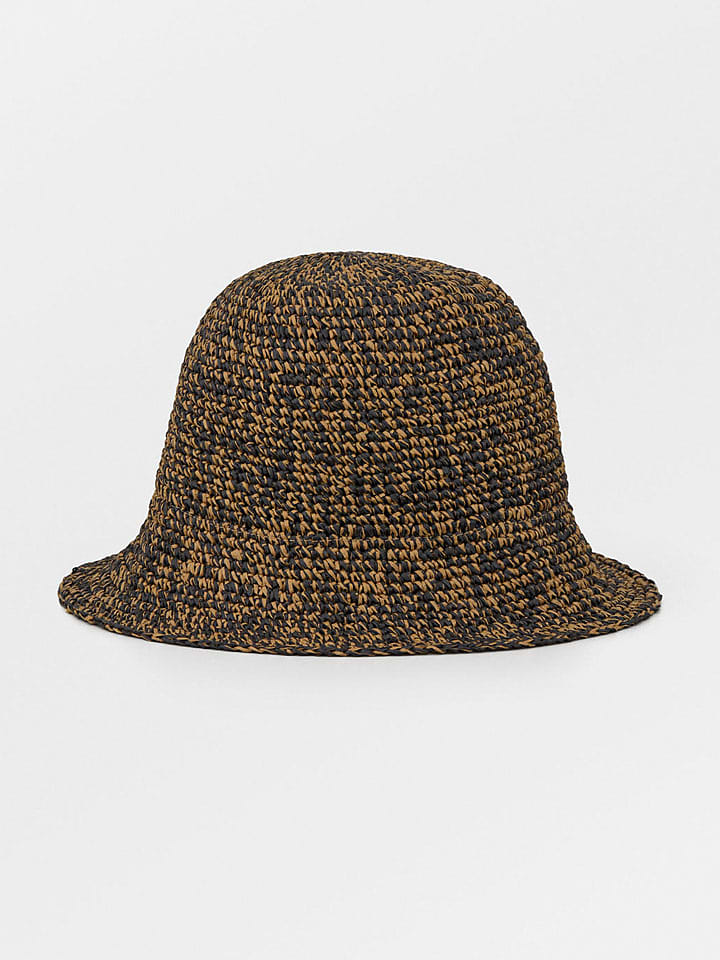 Becksöndergaard Kapelusz w kolorze czarno-karmelowym rozmiar: XS/S