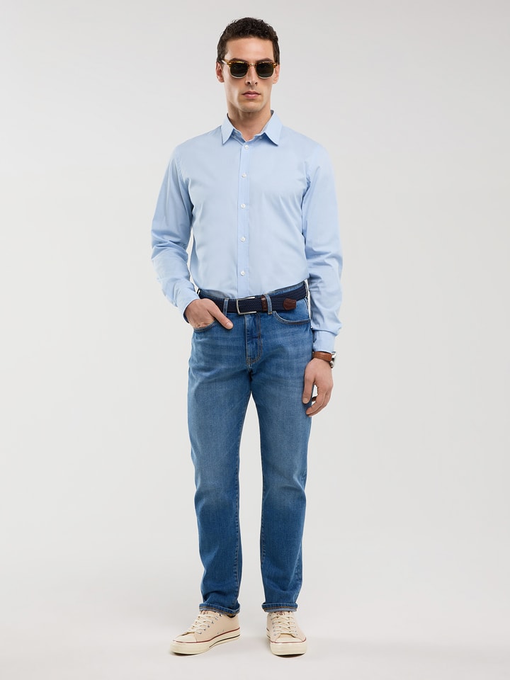 BIG STAR Koszula - Slim fit - w kolorze błękitnym rozmiar: XL