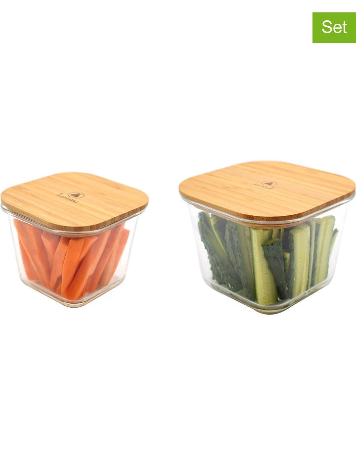 Laguiole Pojemniki (2 szt.) w kolorze jasnobrązowym rozmiar: onesize