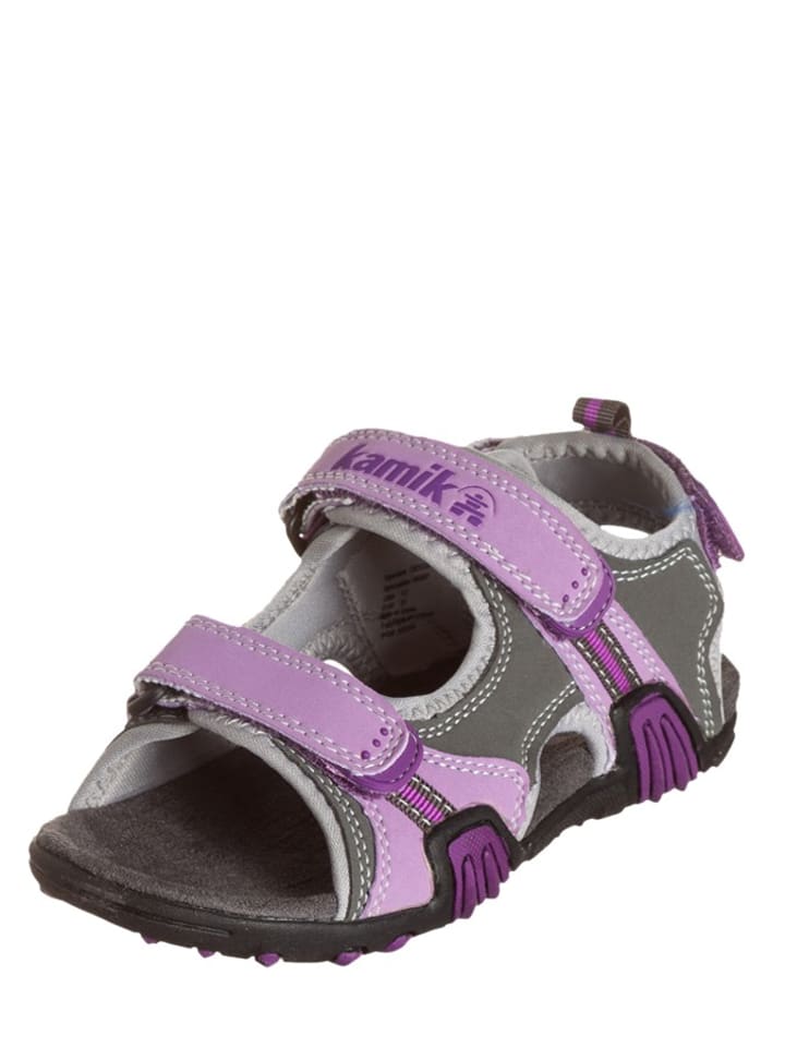 Kamik Sandały ''Crocodile'' w kolorze fioletowo-szarym rozmiar: 29