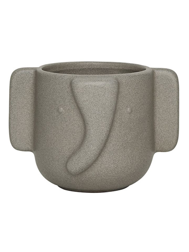OYOY mini Kubek "Elephant" w kolorze szarym - 6+ rozmiar: onesize