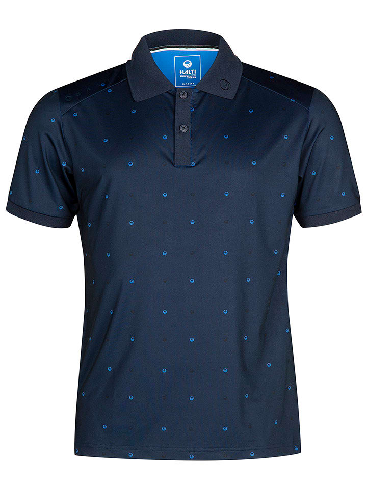 Halti Funkcyjna koszulka polo "Birdie" w kolorze granatowym rozmiar: XS
