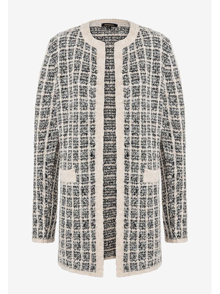 More & More Kardigan w kolorze kremowo-szarym rozmiar: 46