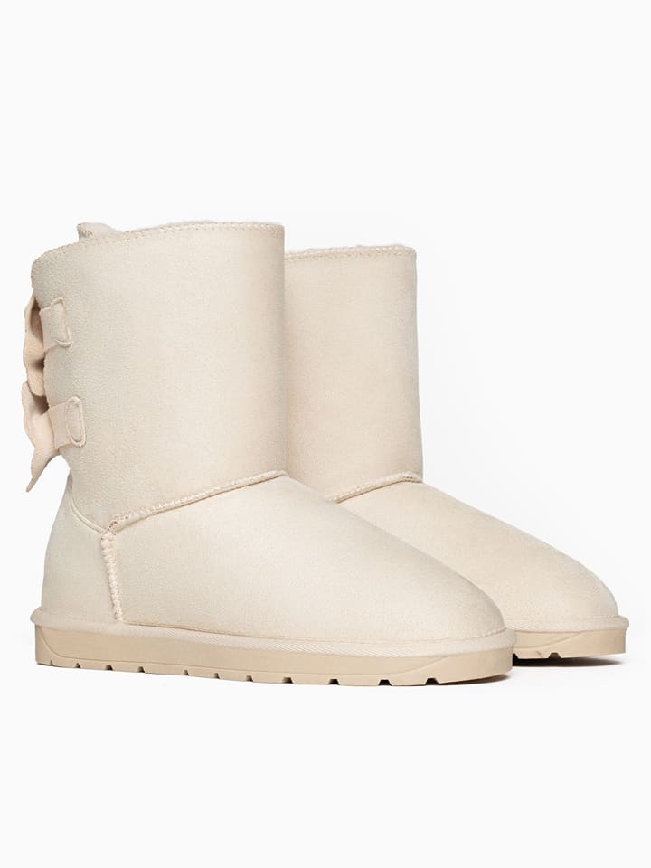 ISLAND BOOT Botki zimowe "Bowie" w kolorze beżowym rozmiar: 40