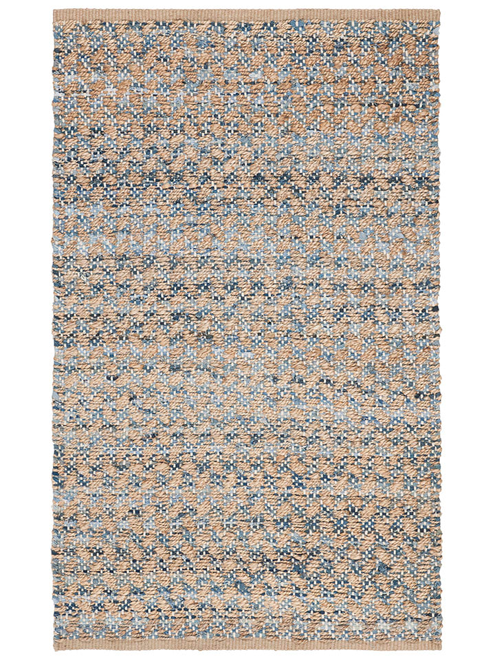 Safavieh Dywan "Cape Cod" w kolorze niebiesko-beżowym rozmiar: 183x183 cm