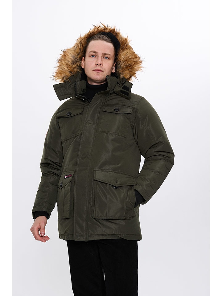 CANADA weather gear Kurtka zimowa w kolorze khaki rozmiar: XXL