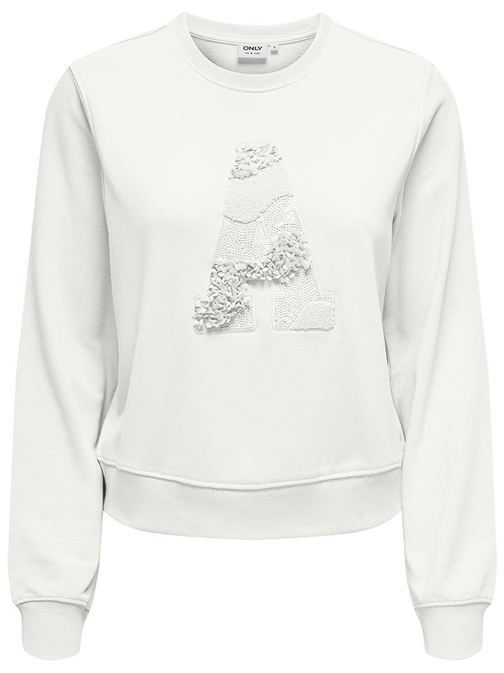 ONLY Bluza w kolorze białym rozmiar: XL