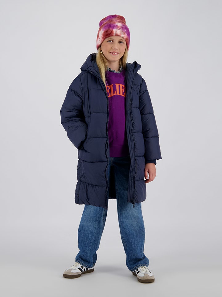 Vingino Płaszcz pikowany "Terna" w kolorze granatowym rozmiar: 140