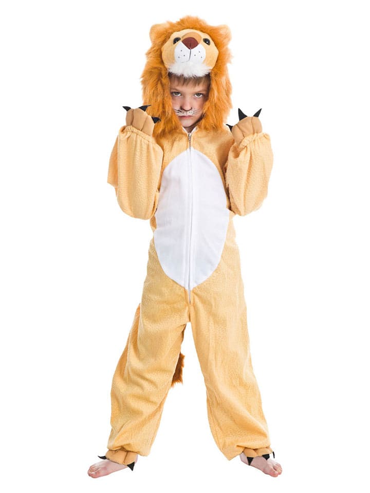 CHAKS Kombinezon kostiumowy "Lion" w kolorze jasnobrązowym rozmiar: 128