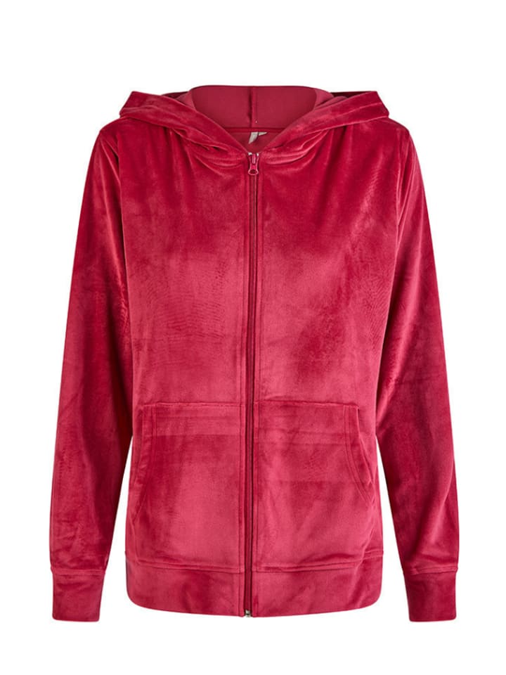 by Louise 2-częściowy zestaw dresowy w kolorze ciemnoczerwonym rozmiar: M