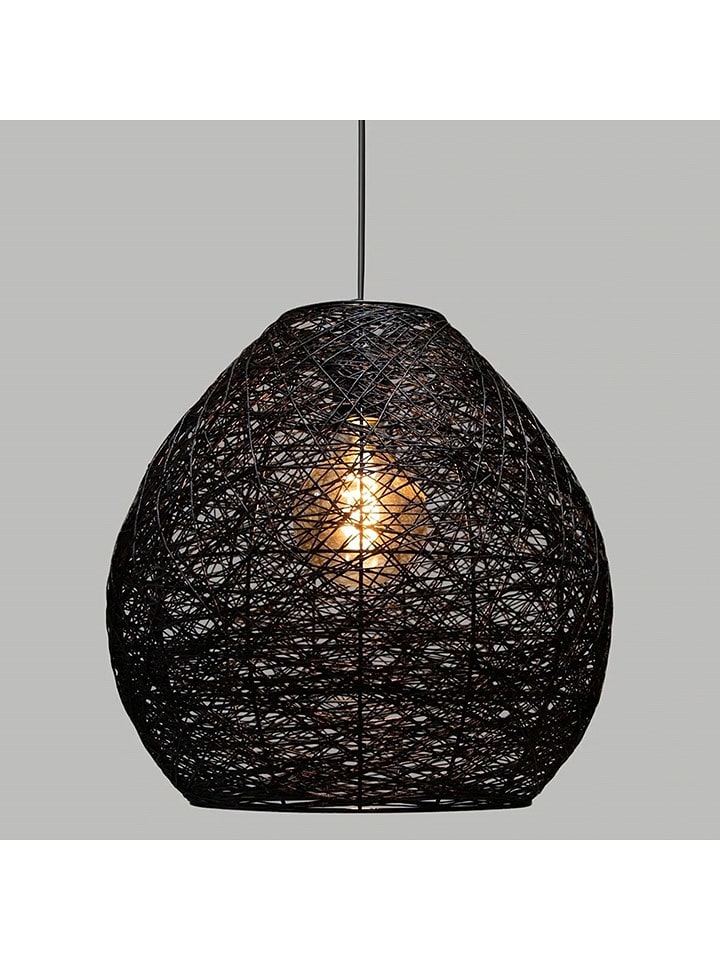 WellHome Lampa wisząca w kolorze brązowym - wys. 35 x Ø 35 cm rozmiar: onesize