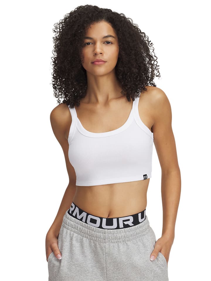 Under Armour Top w kolorze białym rozmiar: L