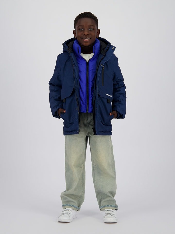 Vingino Kurtka zimowa "Tharpa" w kolorze granatowym rozmiar: 164