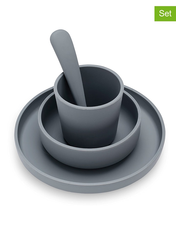 Jollein 4-częściowy zestaw w kolorze szarym rozmiar: onesize