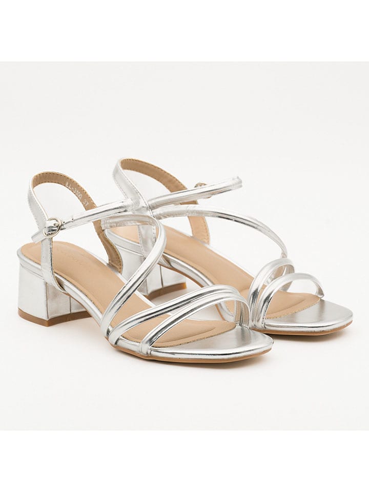 Bellucci Sandały w kolorze srebrnym rozmiar: 36