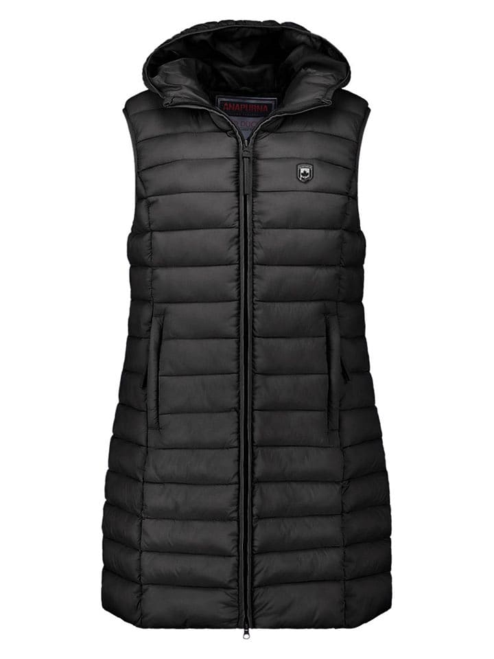 ANAPURNA Kamizelka pikowana "Vakitalana Long" w kolorze czarnym rozmiar: L