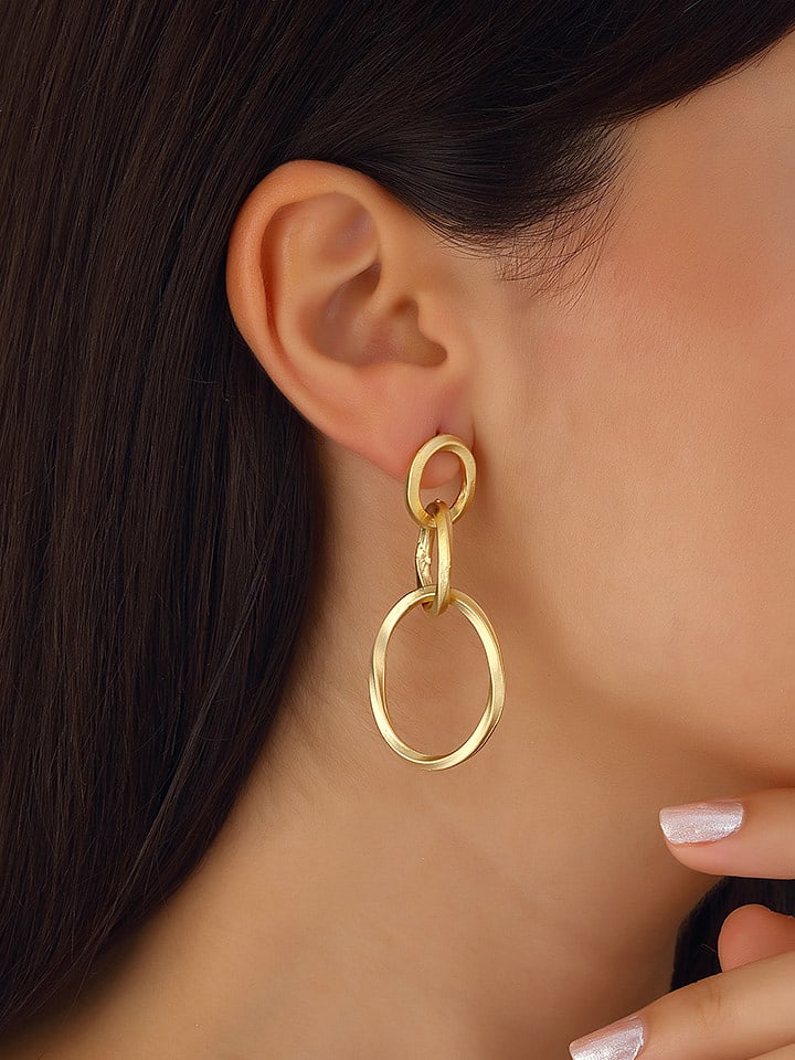 Nakkash Pozłacane kolczyki-wkrętki rozmiar: onesize