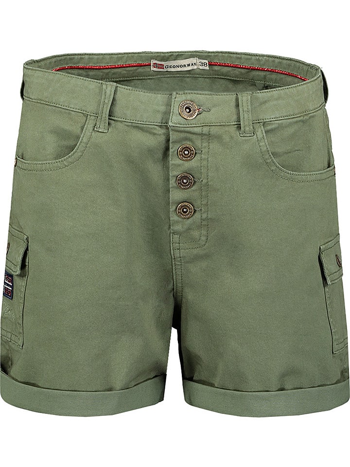 Geographical Norway Bermudy "Polla" w kolorze khaki rozmiar: L
