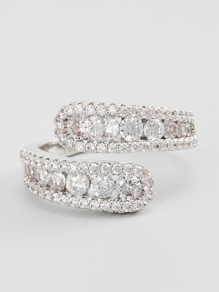 U.S. Polo Assn. Pierścionek z kryształami rozmiar: onesize