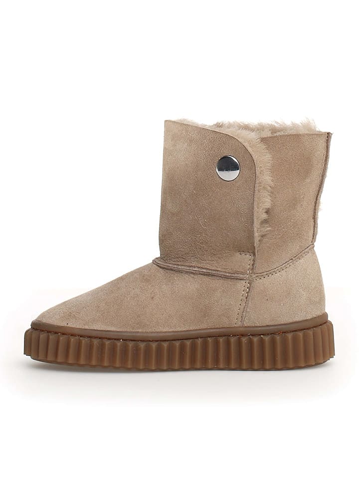 Naturino Kozaki zimowe "Pemmy" w kolorze beżowym rozmiar: 36