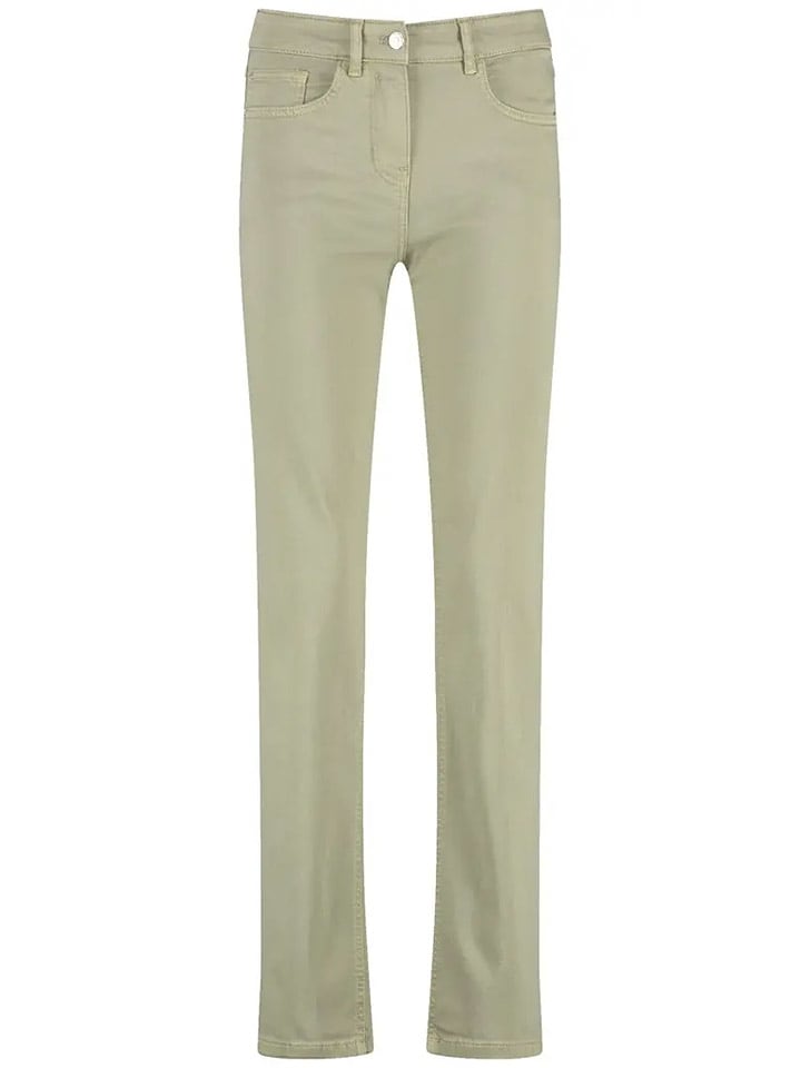 Gerry Weber Dżinsy - Slim fit - w kolorze zielonym rozmiar: 40